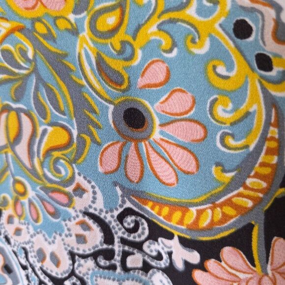 EUC LOFT BOHO PAISLEY SOFT FLOWY TANK TOP SIZE LARGE - Picture 6 of 13